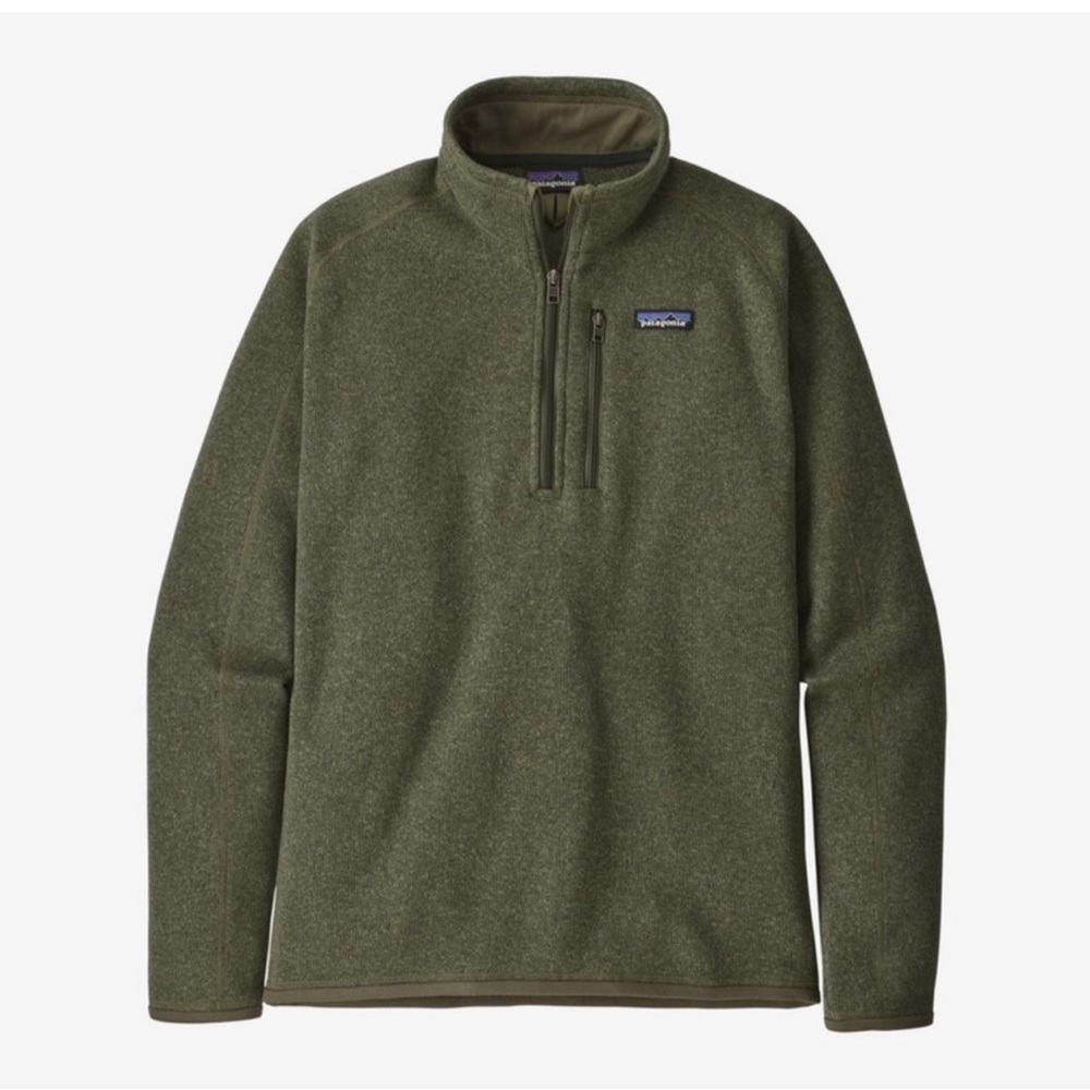 COPY - Men! Patagonia Better Sweater 1/4-Zip Fleece Industrial Green size Large